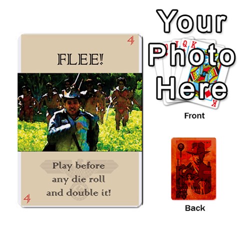 Indiana Jones Fireball Card Set 02 By German R  Gomez Front - Spade4