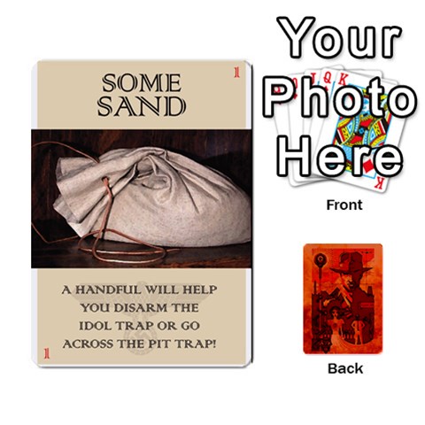 Jack Indiana Jones Fireball Card Set 02 By German R  Gomez Front - HeartJ