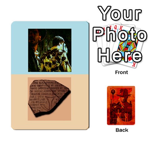 Indiana Jones Fireball Card Set 02 By German R  Gomez Front - Diamond8