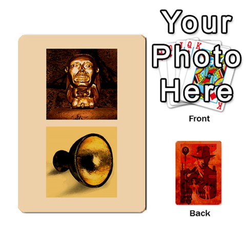 King Indiana Jones Fireball Card Set 02 By German R  Gomez Front - DiamondK