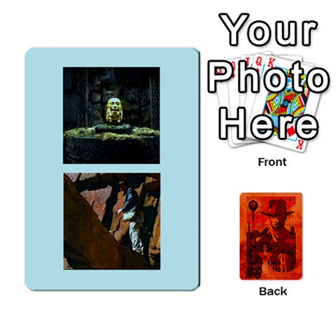 Ace Indiana Jones Fireball Card Set 02 By German R  Gomez Front - DiamondA