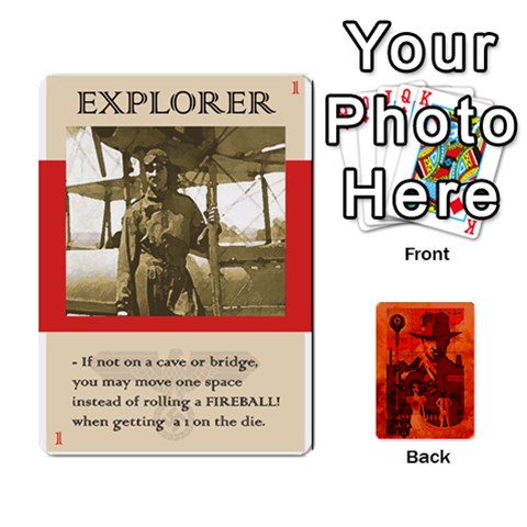 Indiana Jones Fireball Card Set 02 By German R  Gomez Front - Club3