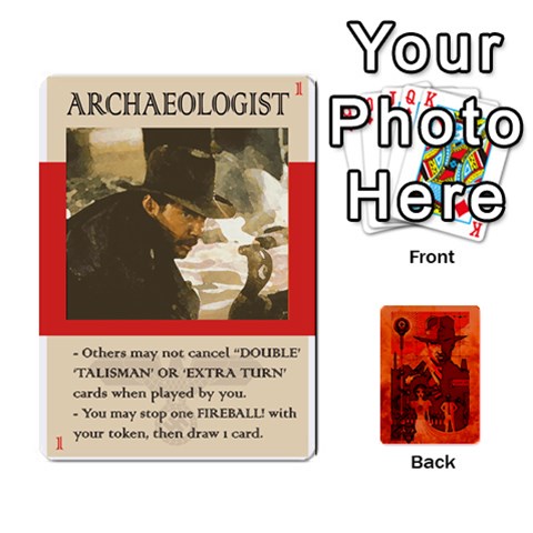 Indiana Jones Fireball Card Set 02 By German R  Gomez Front - Club9