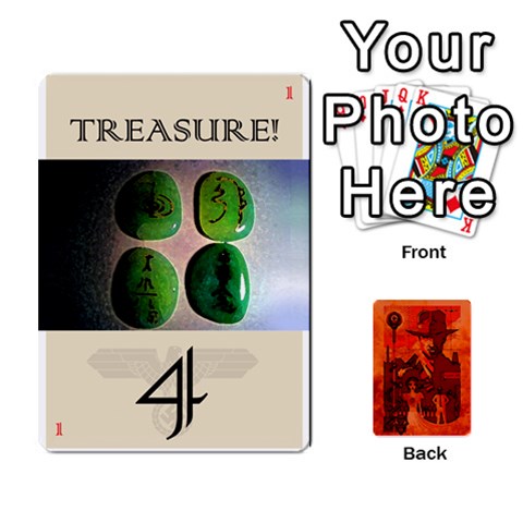 King Indiana Jones Fireball Card Set 03 By German R  Gomez Front - SpadeK