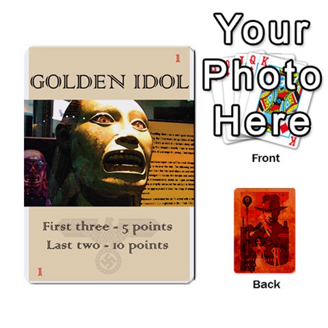 Ace Indiana Jones Fireball Card Set 03 By German R  Gomez Front - HeartA