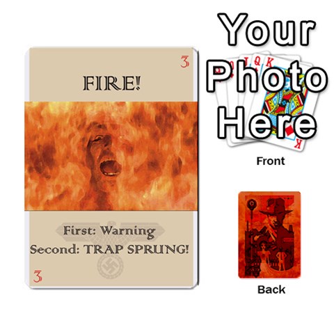 Indiana Jones Fireball Card Set 03 By German R  Gomez Front - Diamond4