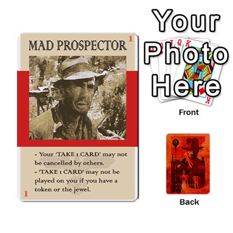 Jack Indiana Jones Fireball Card Set 03 By German R  Gomez Front - DiamondJ