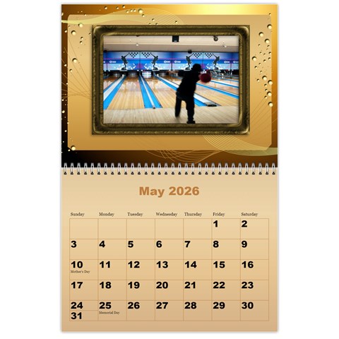 Male Calendar 2026 (large Numbers) By Deborah May 2026