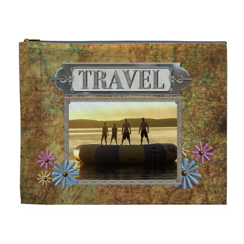 Travel Xl Cosmetic Bag By Lil Front