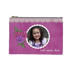 Cosmetic Bag (Large) - Flowers and Lace (7 styles)