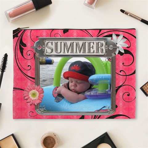 Summer Xl Cosmetic Bag By Lil Front
