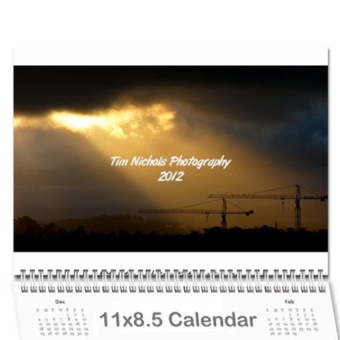 2012/13 Calendar By Tim Nichols Cover