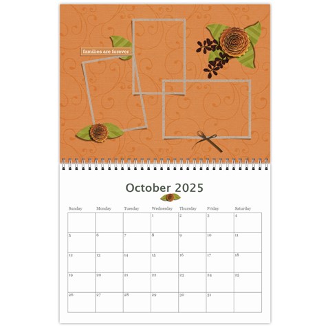 Calendar: Love Of Family By Jennyl Oct 2025
