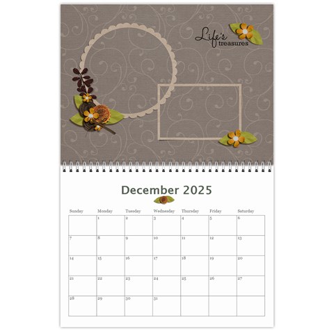 Calendar: Love Of Family By Jennyl Dec 2025
