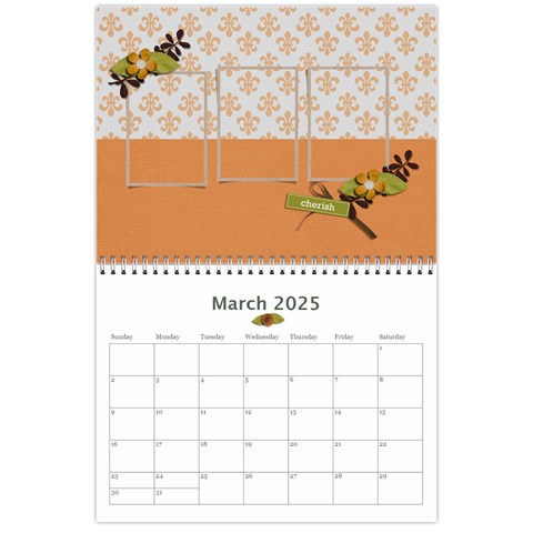 Calendar: Love Of Family By Jennyl Mar 2025