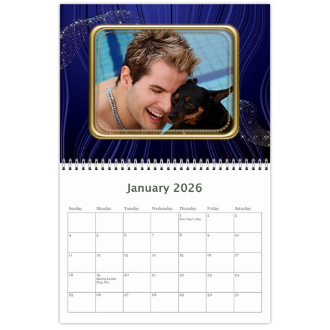 Showcase 2026 (any Year) Calendar By Deborah Jan 2026