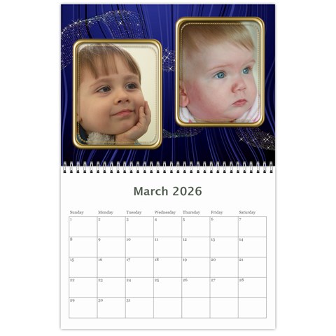 Showcase 2026 (any Year) Calendar By Deborah Mar 2026