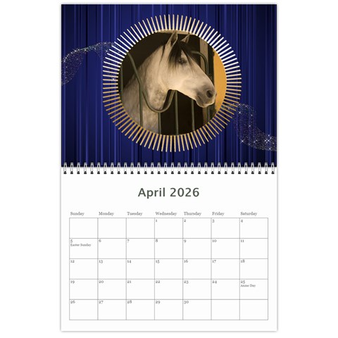 Showcase 2026 (any Year) Calendar By Deborah Apr 2026