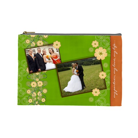 Cosmetic Bag Love By Petula Front