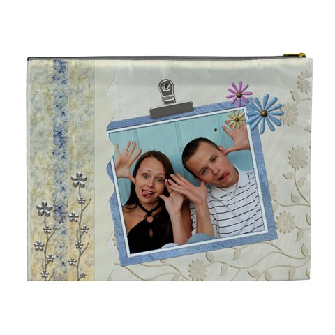 Simply Pretty Xl Cosmetic Bag By Lil Back