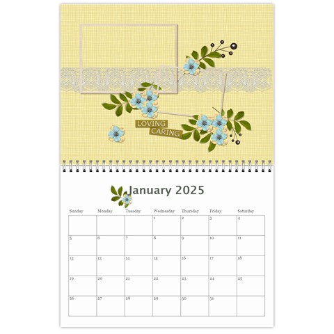 Calendar: Mom/family/kids By Jennyl Jan 2025