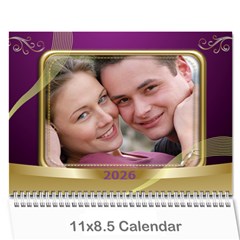 Memories 2026 (any Year) Calendar 8.5x6 - Wall Calendar 11  x 8.5  (12-Months)