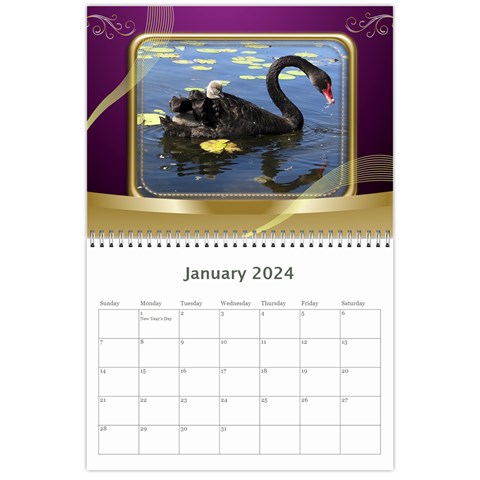 Memories 2024 (any Year) Calendar 8 5x6 By Deborah Jan 2024