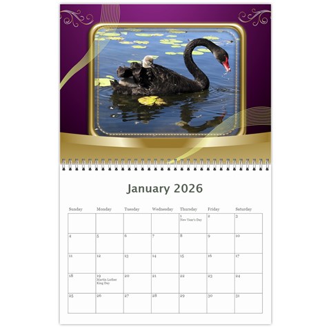 Memories 2026 (any Year) Calendar 8 5x6 By Deborah Jan 2026
