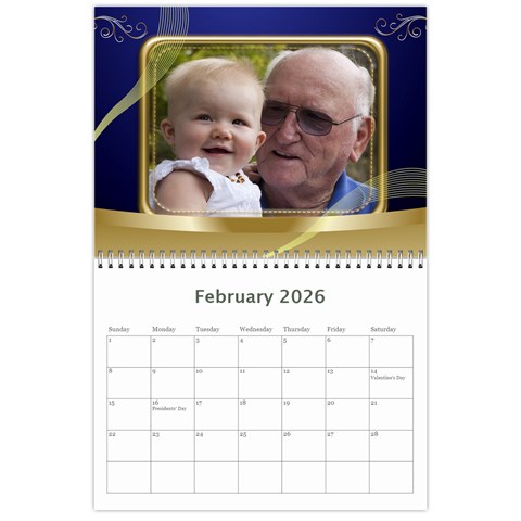Memories 2026 (any Year) Calendar 8 5x6 By Deborah Feb 2026