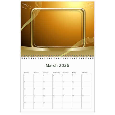 Memories 2026 (any Year) Calendar 8 5x6 By Deborah Mar 2026