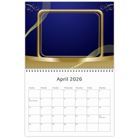 Memories 2026 (any Year) Calendar 8 5x6 By Deborah Apr 2026