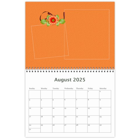 Calendar Aug 2025