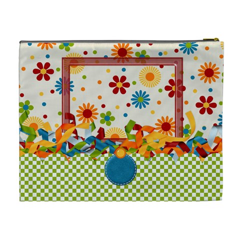 Celebrate May Xl Cosmetic Bag 1 By Lisa Minor Back