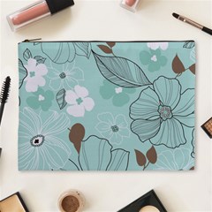 Blue Floral - Cosmetic Bag (XL)