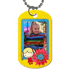 Girl 1-Dog Tag (2 sides) - Dog Tag (Two Sides)