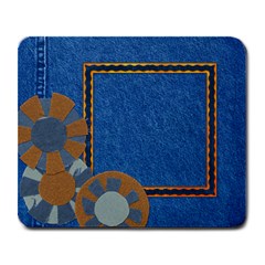 denim-mousepad - Large Mousepad