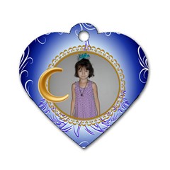 christmas heart - Dog Tag Heart (One Side)