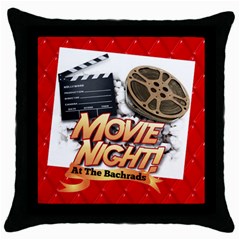 Movie  Pillow - Throw Pillow Case (Black)