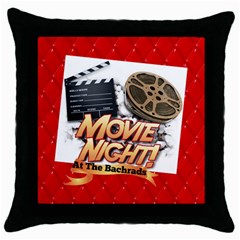 Movie  Pillow - Throw Pillow Case (Black)