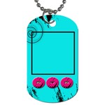 Backpack School Tag - Dog Tag (Two Sides)
