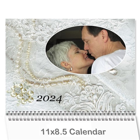 Our Wedding Or Anniversary 2024 (any Year) Calendar By Deborah Cover