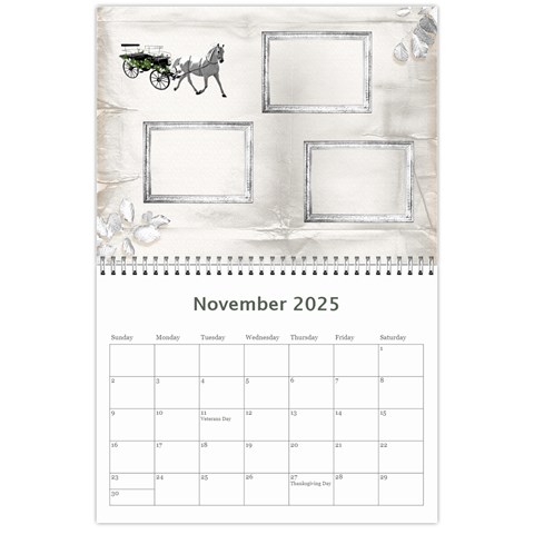 Our Wedding Or Anniversary 2024 (any Year) Calendar By Deborah Nov 2024