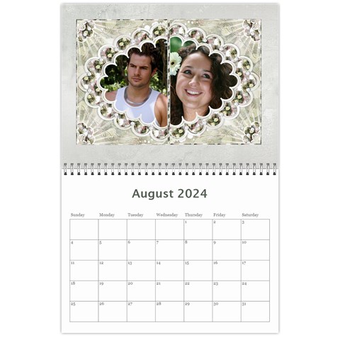 Our Wedding Or Anniversary 2024 (any Year) Calendar By Deborah Aug 2024