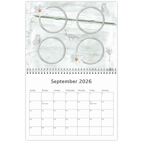 Our Wedding Or Anniversary 2026 (any Year) Calendar By Deborah Sep 2026