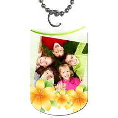 flower - Dog Tag (One Side)