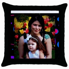 pillocase - Throw Pillow Case (Black)