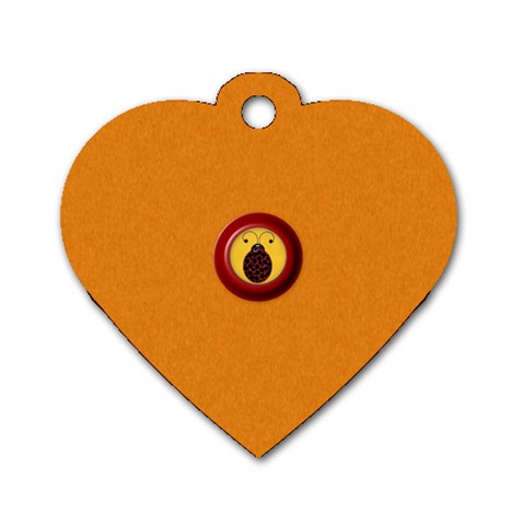Miss Ladybugs Garden Dog Tag 1 By Lisa Minor Back