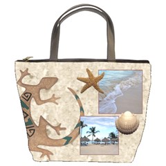 Tropical Travel Bucket Bag