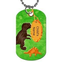 Dino Tag Template - Dog Tag (Two Sides)