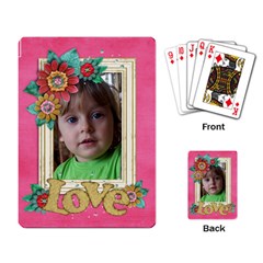 Love-Family-playing cards (single) - Playing Cards Single Design (Rectangle)